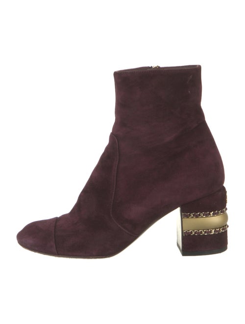 Chanel Interlocking CC Logo Boots