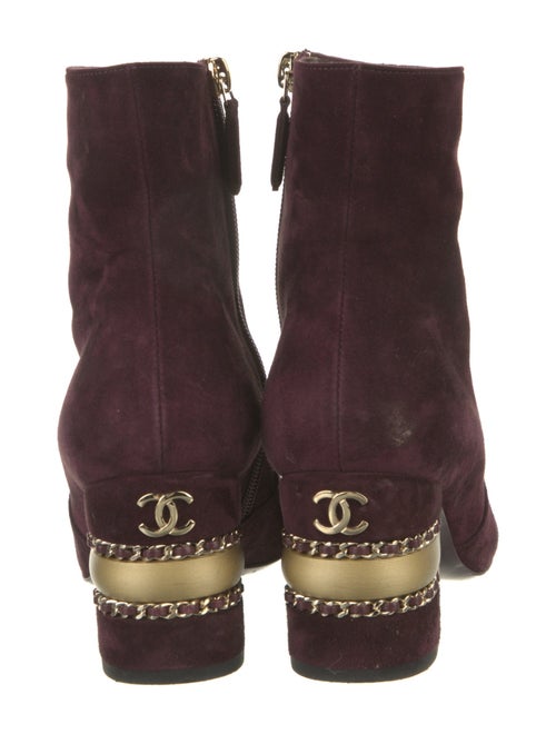 Chanel Interlocking CC Logo Boots