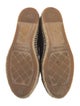 Chanel Interlocking CC Logo Leather Espadrilles