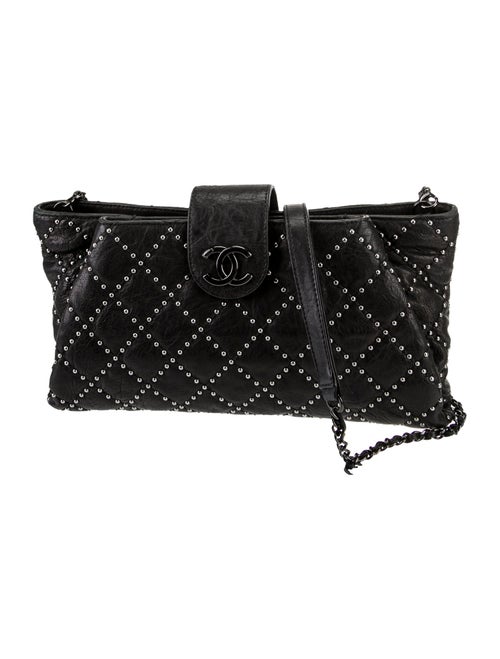 Chanel Paris-Dallas Studded Coco Pleats Clutch