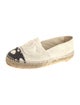 Chanel Paint Splatter Interlocking CC Logo Espadrilles