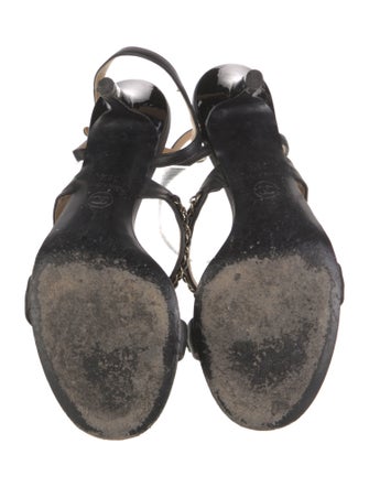 Chanel 2022 Interlocking CC Logo Sandals