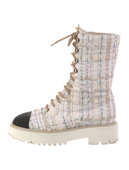 Chanel 2022 Interlocking CC Logo Boots