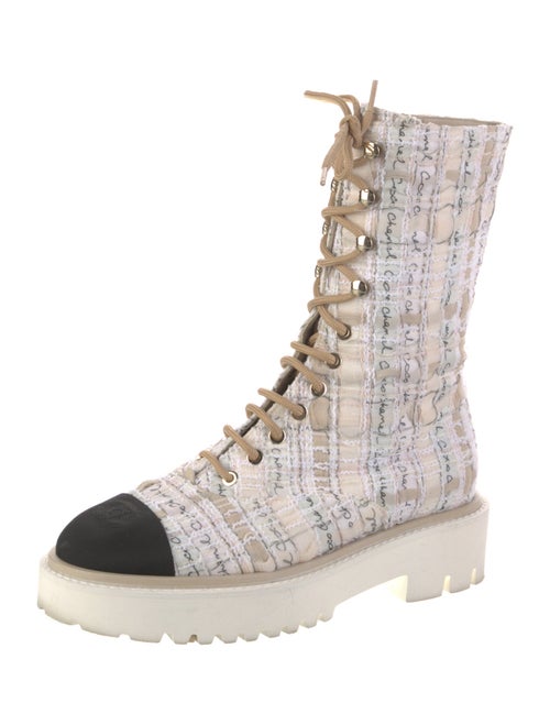 Chanel 2022 Interlocking CC Logo Boots