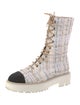 Chanel 2022 Interlocking CC Logo Boots