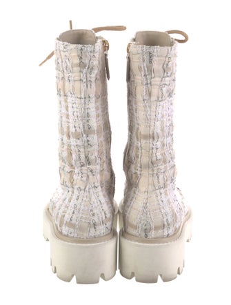 Chanel 2022 Interlocking CC Logo Boots