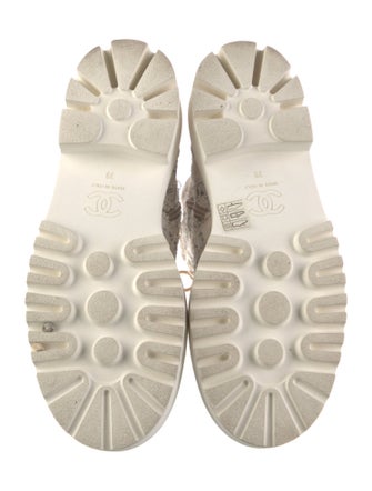 Chanel 2022 Interlocking CC Logo Boots