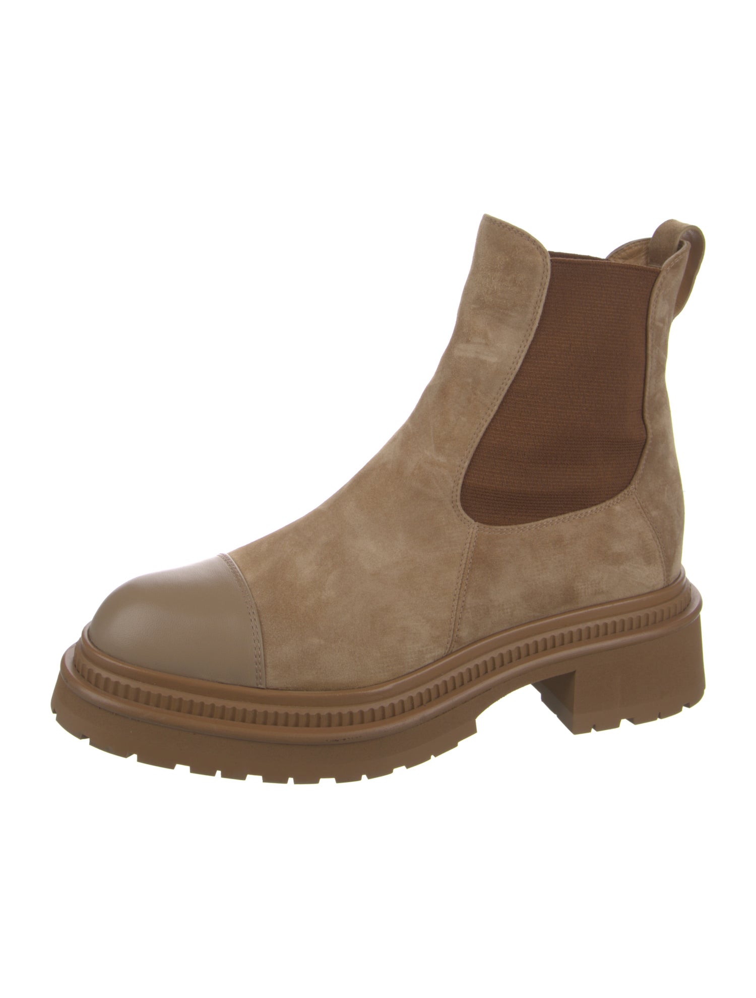 Chanel 2022 Interlocking CC Logo Chelsea Boots