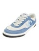 Chanel Interlocking CC Logo Suede Sneakers