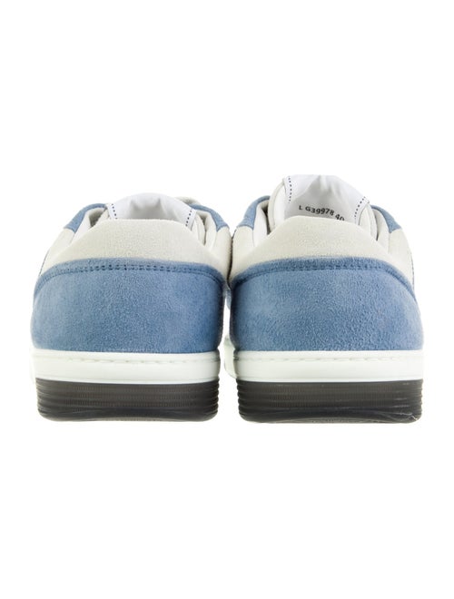 Chanel Interlocking CC Logo Suede Sneakers