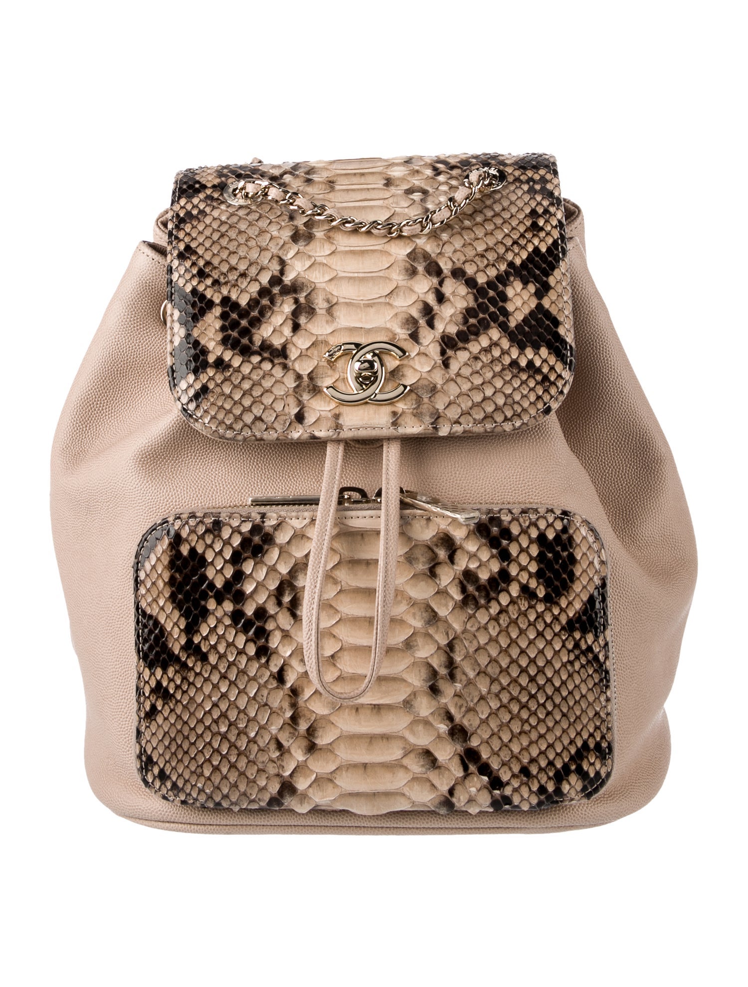 Chanel Python Business Affinity Backpack