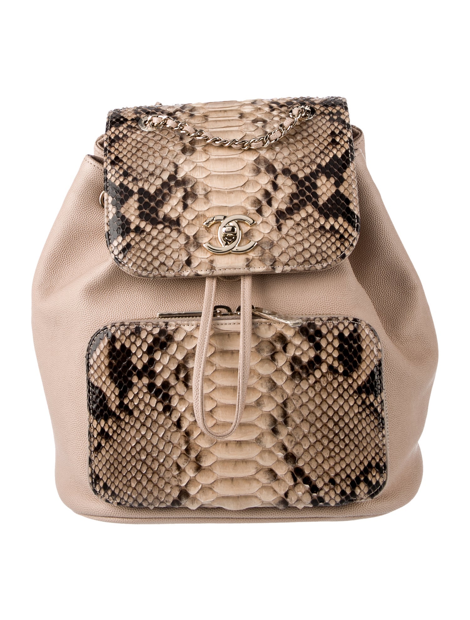 Chanel Python Business Affinity Backpack