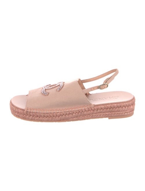 Chanel 2024 Interlocking CC Logo Espadrilles