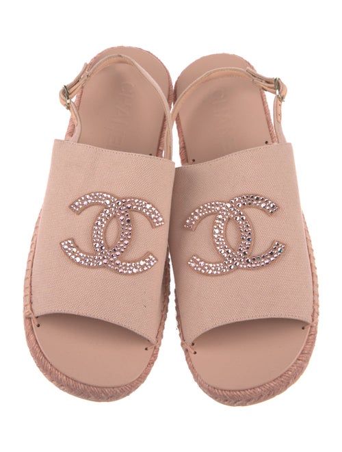 Chanel 2024 Interlocking CC Logo Espadrilles