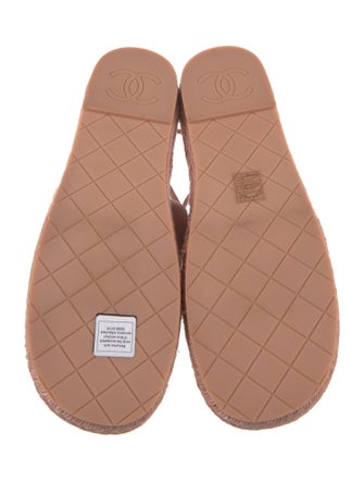 Chanel 2024 Interlocking CC Logo Espadrilles