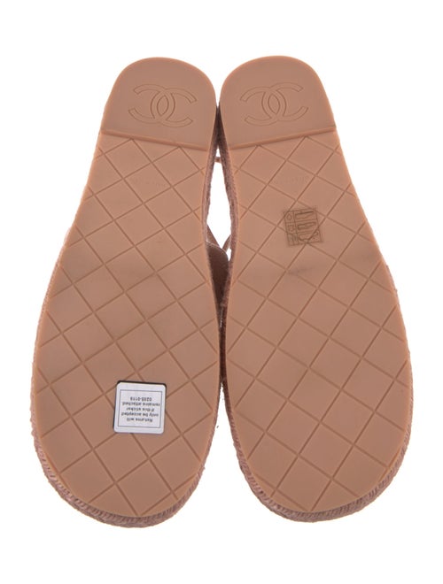 Chanel 2024 Interlocking CC Logo Espadrilles
