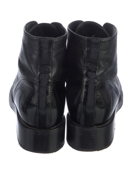 Chanel 2021 Interlocking CC Logo Combat Boots