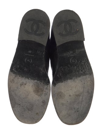 Chanel 2021 Interlocking CC Logo Combat Boots