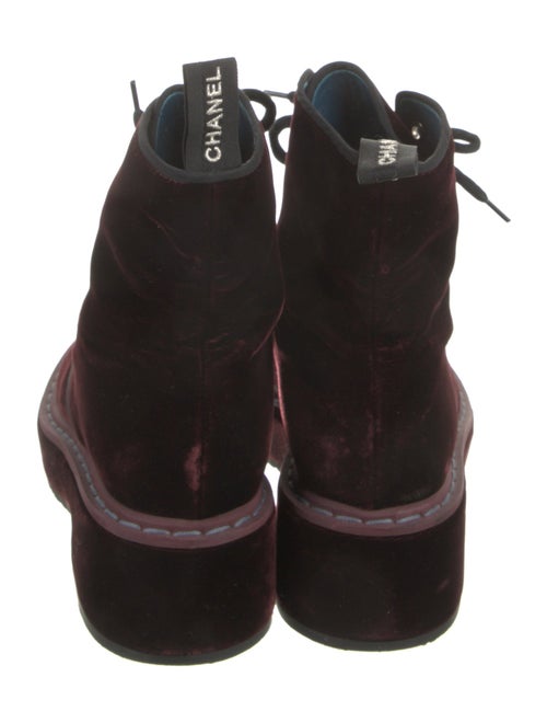 Chanel 2017 Interlocking CC Logo Combat Boots