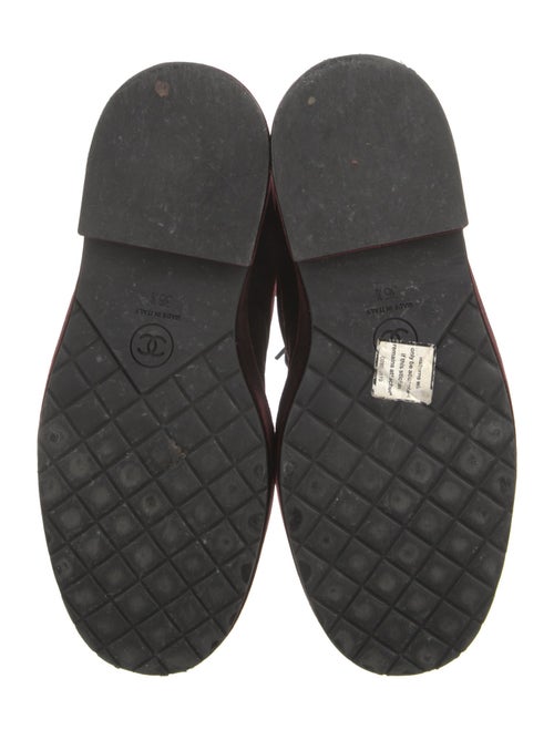 Chanel 2017 Interlocking CC Logo Combat Boots