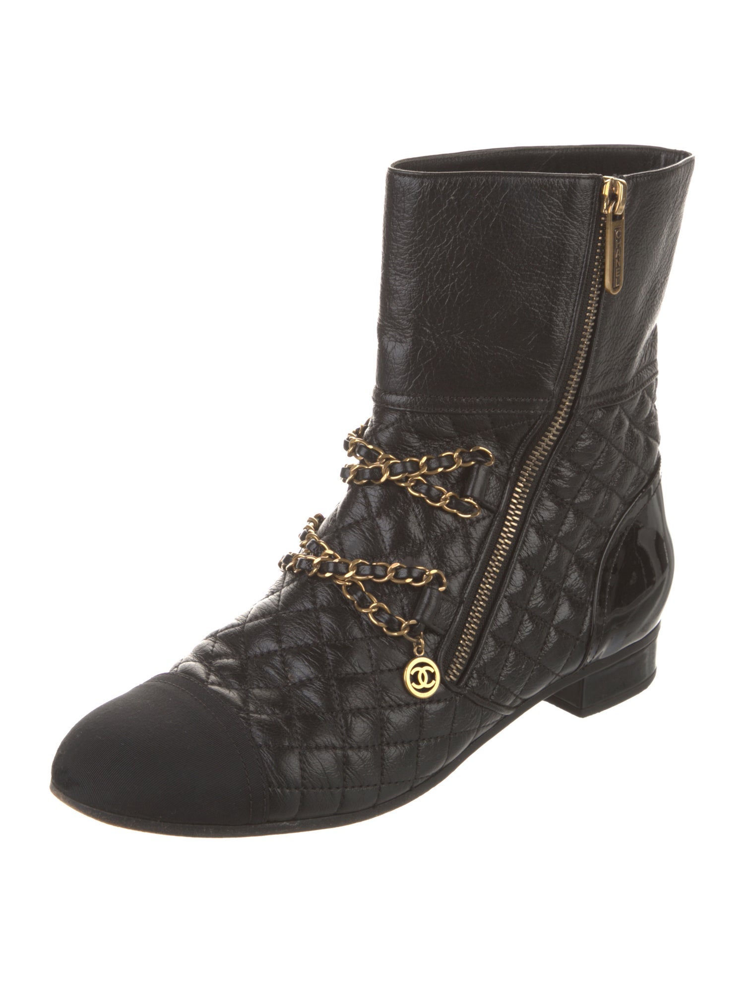 Chanel Combat Boots