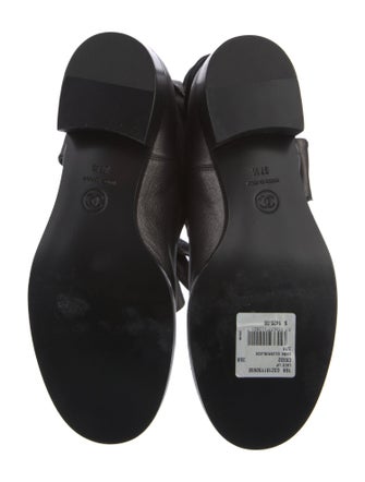Chanel 2016 Interlocking CC Logo Combat Boots