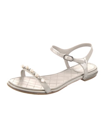 Chanel 2016 Interlocking CC Logo Sandals