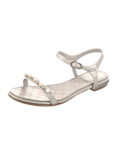 Chanel 2016 Interlocking CC Logo Sandals