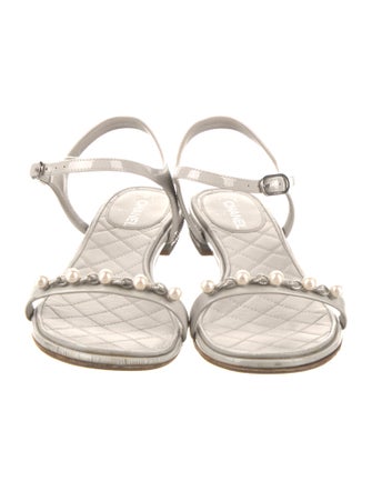 Chanel 2016 Interlocking CC Logo Sandals