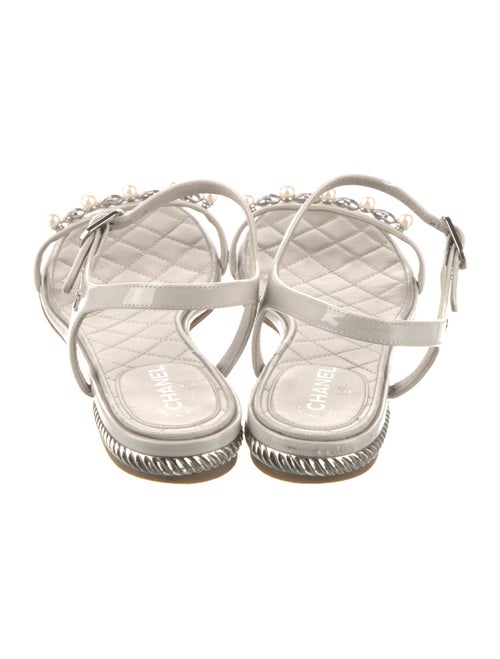Chanel 2016 Interlocking CC Logo Sandals