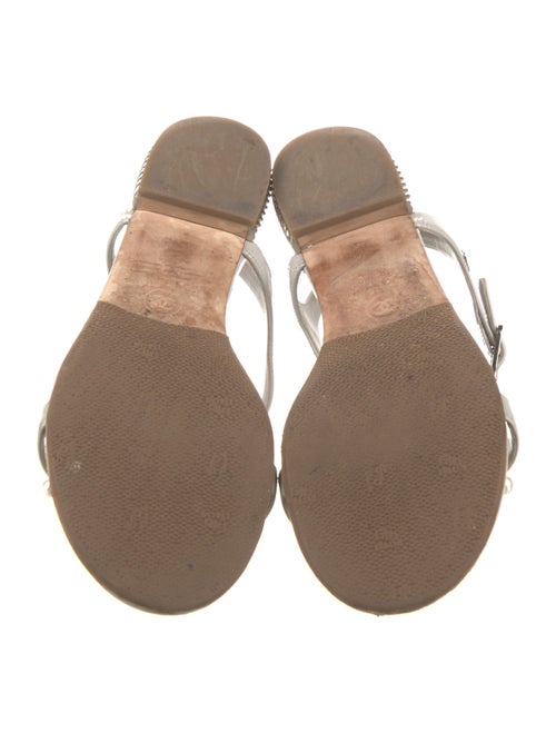 Chanel 2016 Interlocking CC Logo Sandals