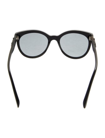 Chanel Interlocking CC Logo Round Sunglasses