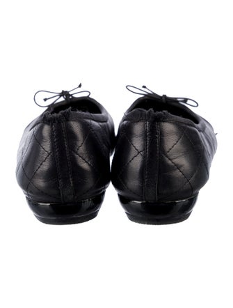 Chanel 2010 Interlocking CC Logo Ballet Flats