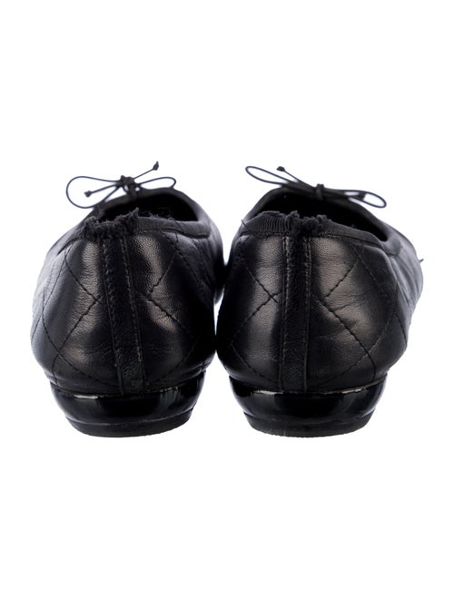 Chanel 2010 Interlocking CC Logo Ballet Flats