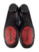 Chanel 2010 Interlocking CC Logo Ballet Flats