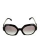 Chanel Interlocking CC Logo Oversize Sunglasses