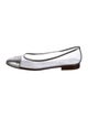 Chanel Interlocking CC Logo PVC Ballet Flats
