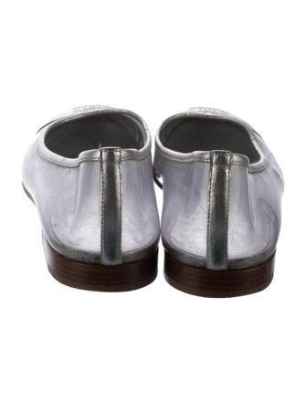Chanel Interlocking CC Logo PVC Ballet Flats