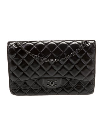Chanel So Black Jumbo Double Flap Bag