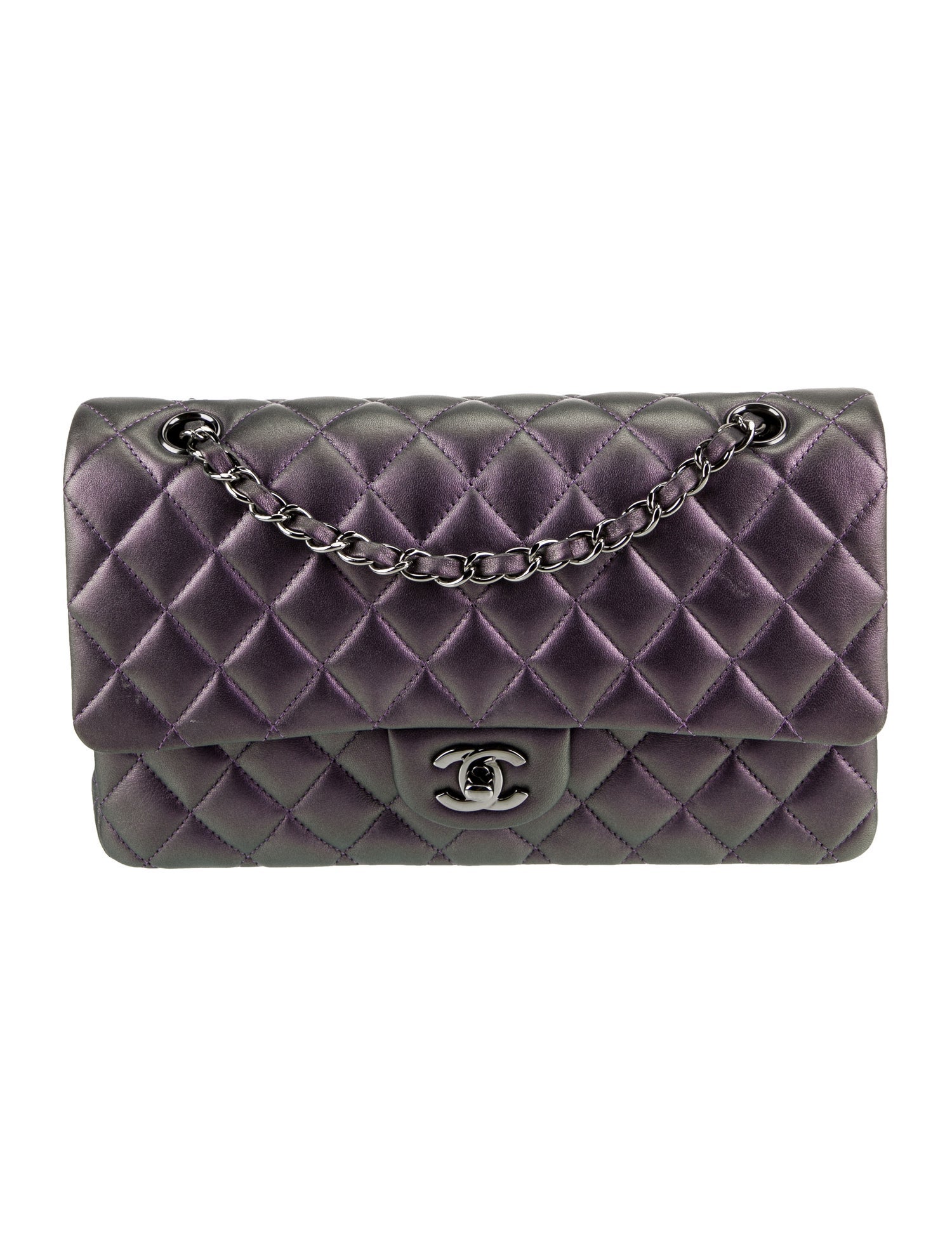 Chanel Classic Medium Iridescent Double Flap Bag