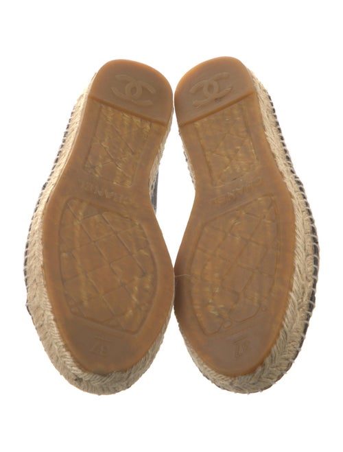 Chanel 2015 Interlocking CC Logo Espadrilles