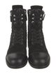 Chanel 2018 Interlocking CC Logo Combat Boots
