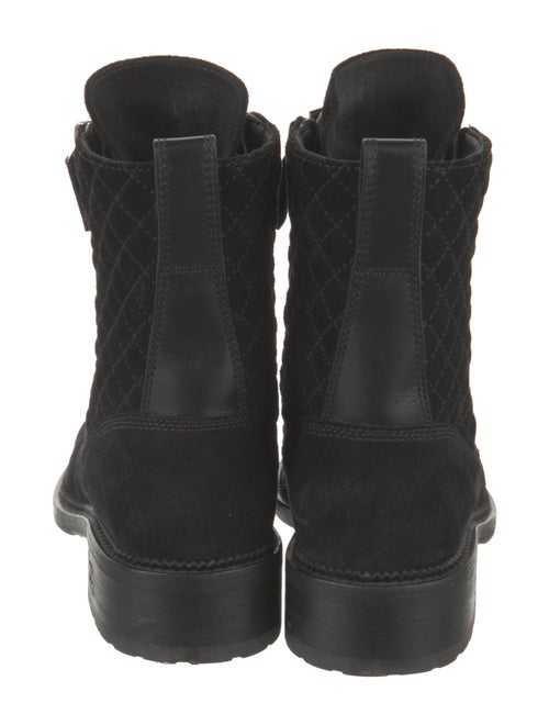 Chanel 2018 Interlocking CC Logo Combat Boots