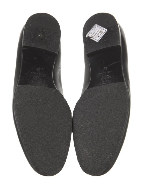 Chanel Interlocking CC Logo Leather Loafers