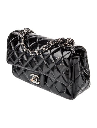 Chanel Classic Patent Rectangular Mini Flap Bag