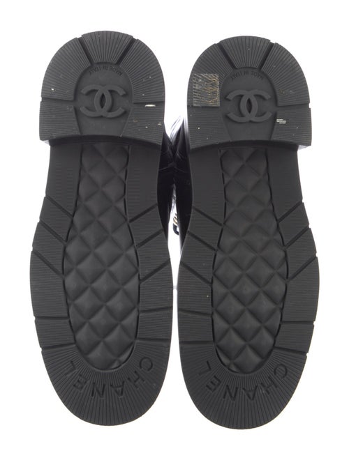 Chanel 2024 Interlocking CC Logo Combat Boots