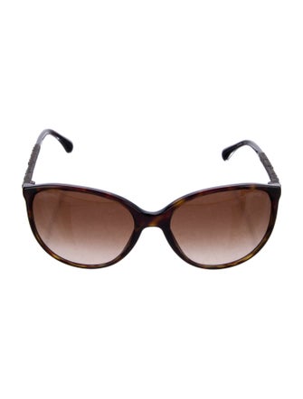 Chanel Interlocking CC Logo Cat-Eye Sunglasses