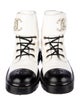 Chanel 2021 Interlocking CC Logo Combat Boots