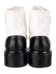 Chanel 2021 Interlocking CC Logo Combat Boots