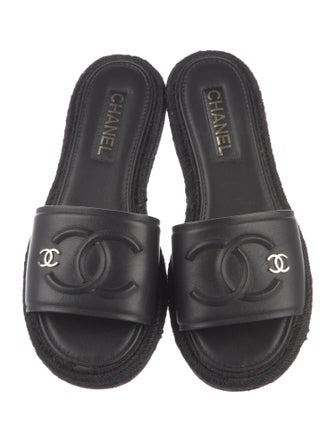 Chanel 2023 Interlocking CC Logo Slides